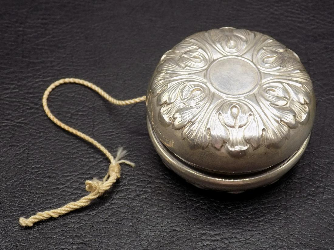 Fancy Gorham sterling yoyo in original box. (1 of 9)