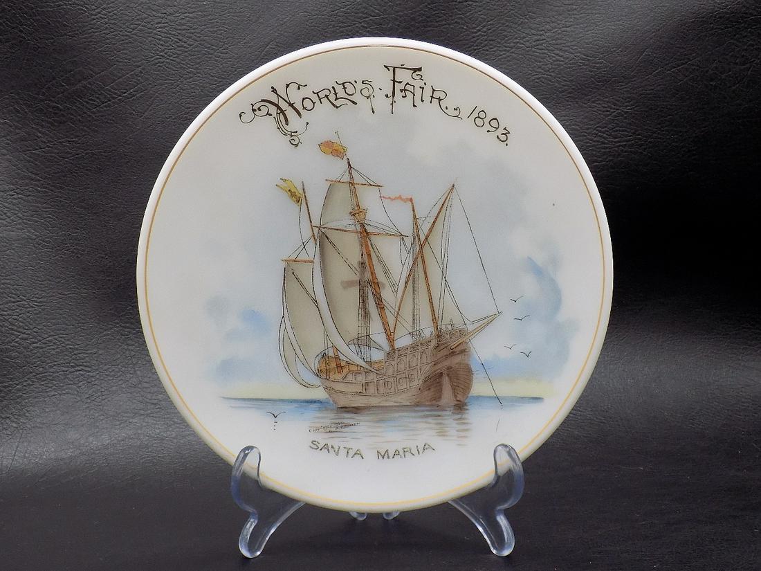 1893 World’s Fair hand painted plate (1 of 7)