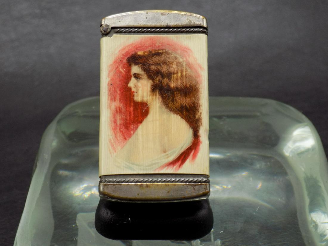 Antique Dr. Fielding Texas advertising match safe. (1 of 6)