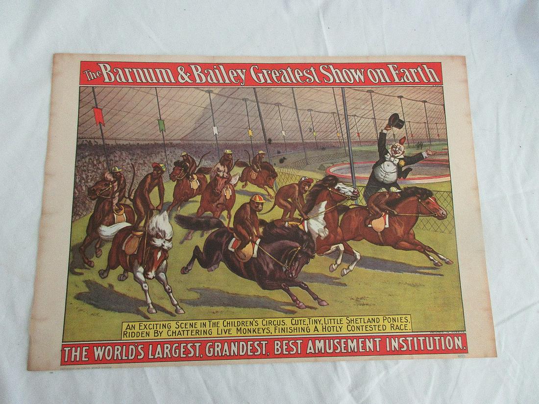 The Barnum & Bailey vintage circus poster (1 of 7)