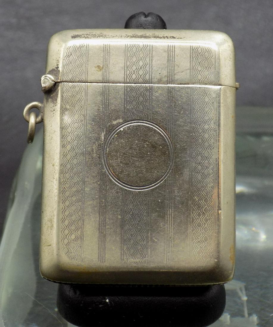 Antique Art Deco decorated match safe (1 of 5)