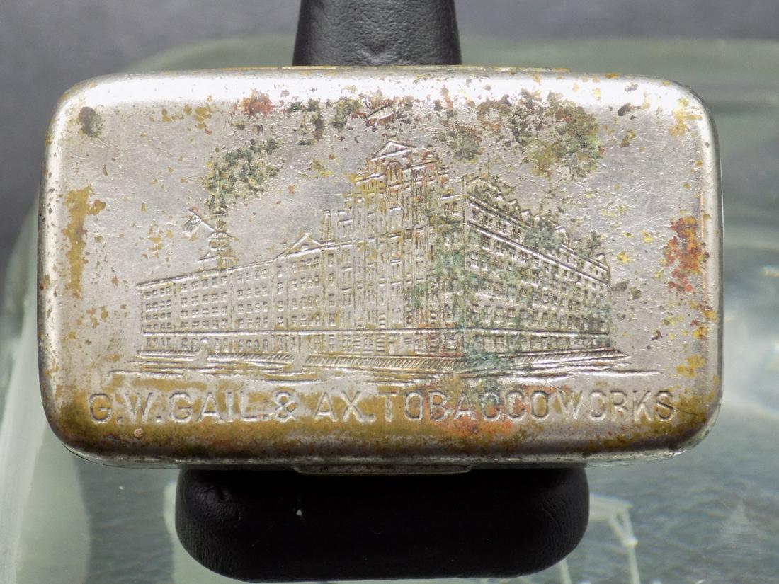 Antique tobacco advertising match safe (1 of 4)