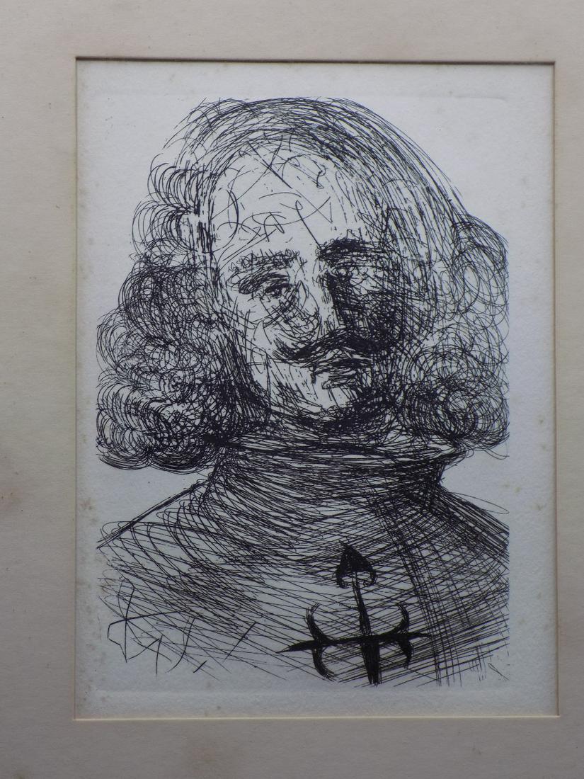Fascinating Salvador Dali original etching.  Certified (1 of 10)