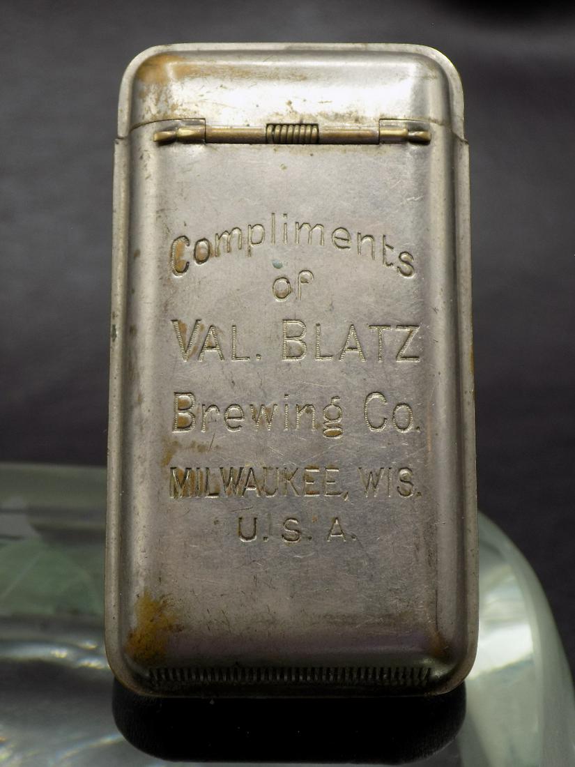 Antique advertising match safe Val. Blatz Brewing Co. (1 of 6)
