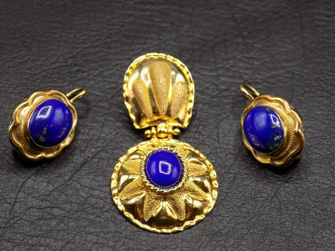 Beautiful 14k gold Earrings & Pendant. (1 of 8)