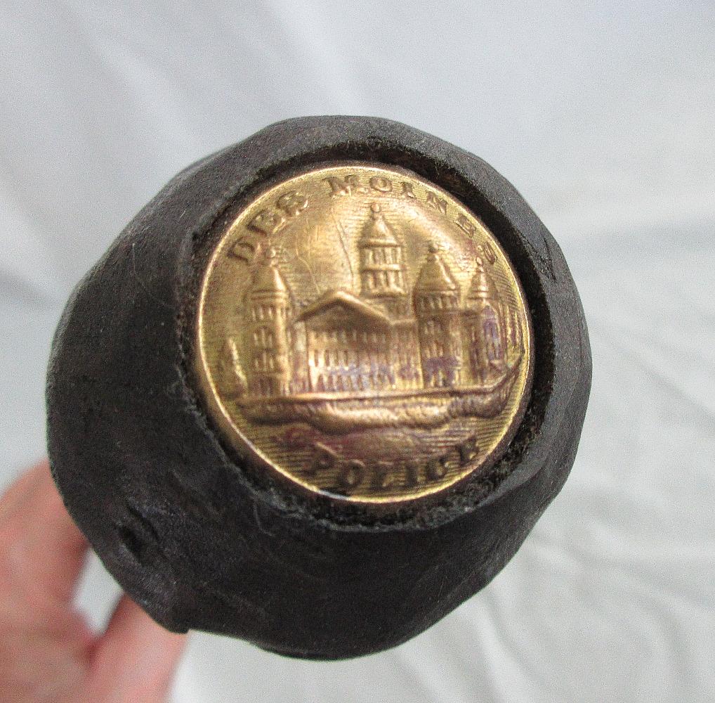 Vintage Des Moines Police Department Cane (1 of 2)