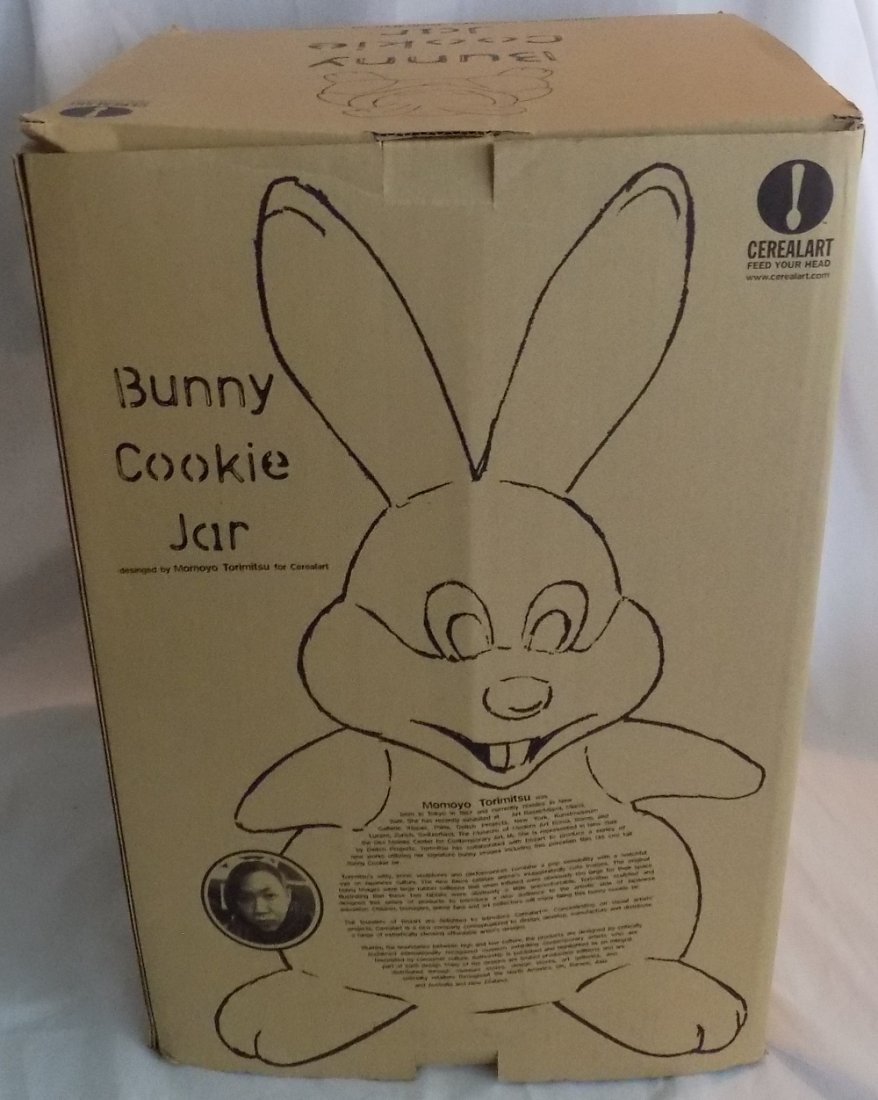 Large Bunny cookie jar designed by Momoyo Torimitsu (1 of 6)