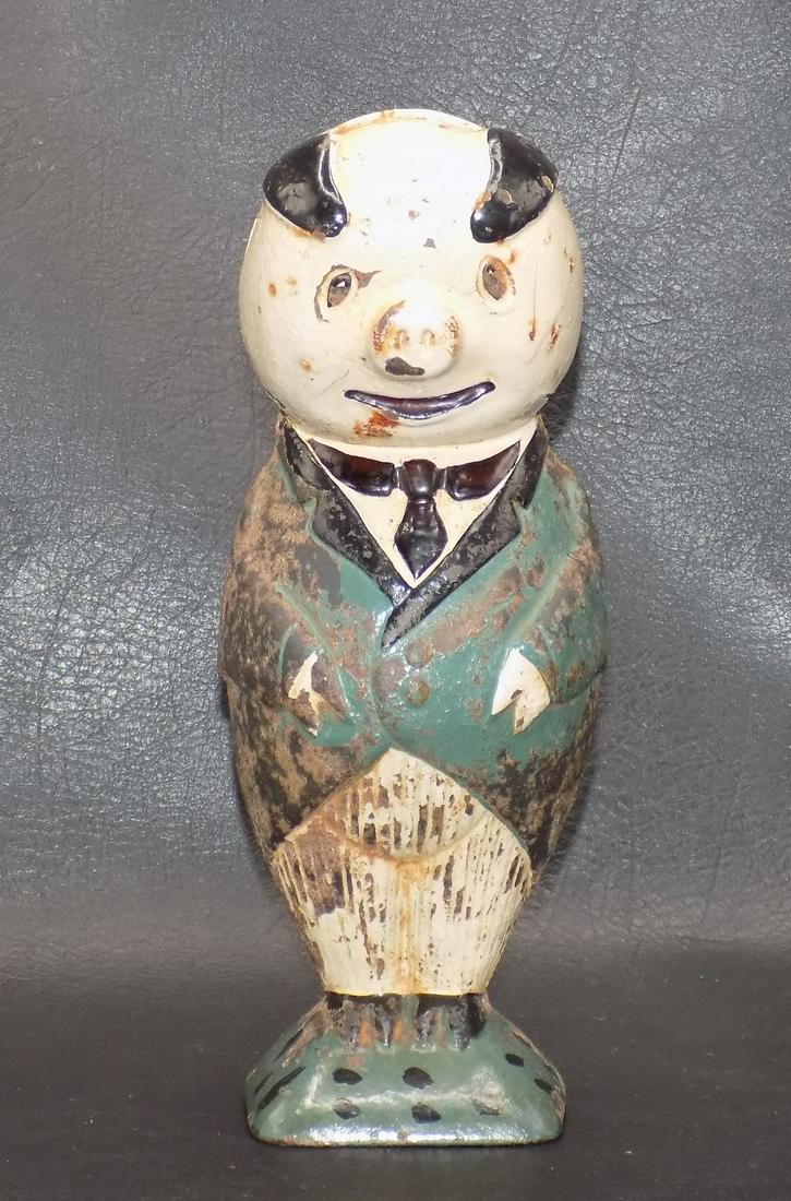 Antique Cast Iron Pig Bank (1 of 7)