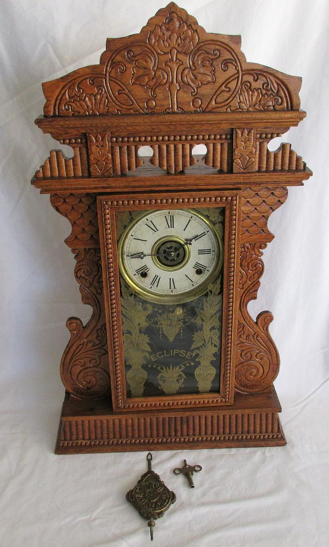 Ornate Vintage Seth Thomas Eclipse Kitchen Clock (1 of 6)