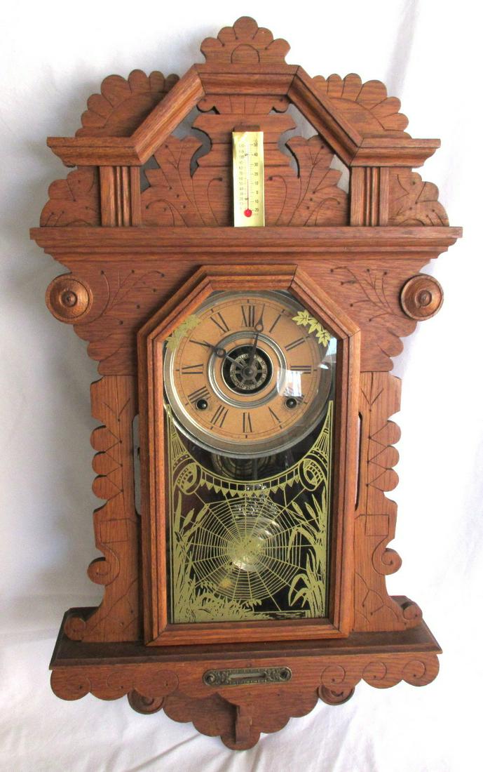 Ornate Antique Hanging Kitchen Clock (1 of 8)