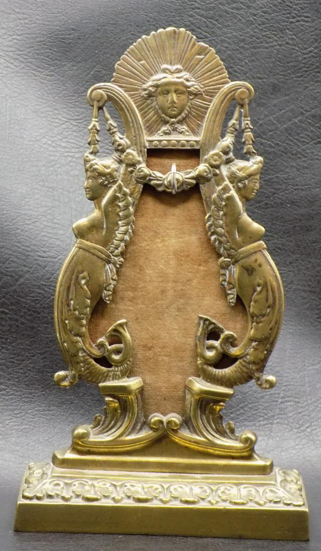 Great Victorian Pocket Watch Holder with Mermaids (1 of 10)