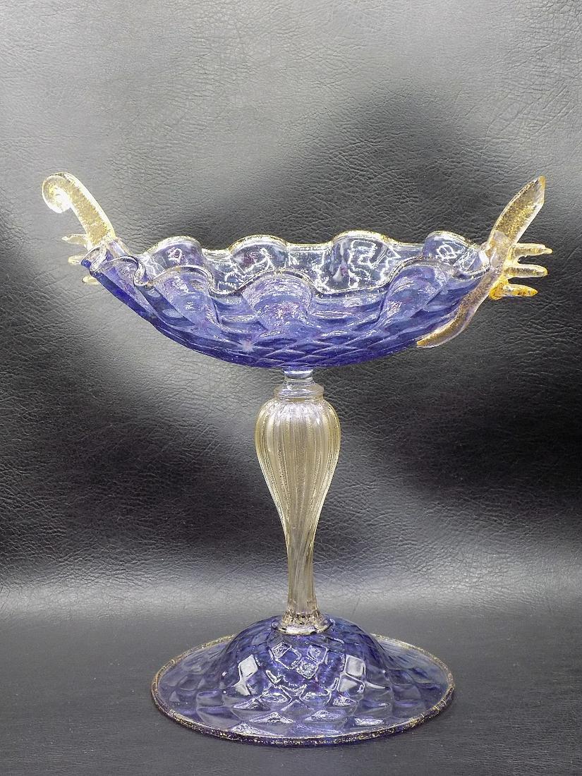 Exquisite Vintage Venetian Art Glass Compote (1 of 8)
