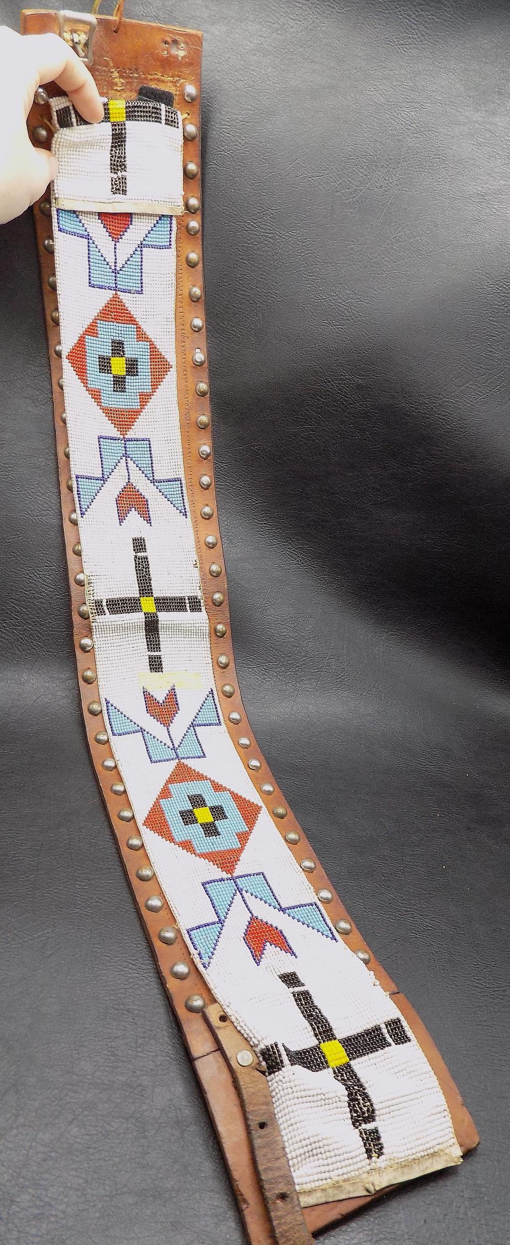 Fabulous Vintage Native American Indian Beaded Belt (1 of 12)