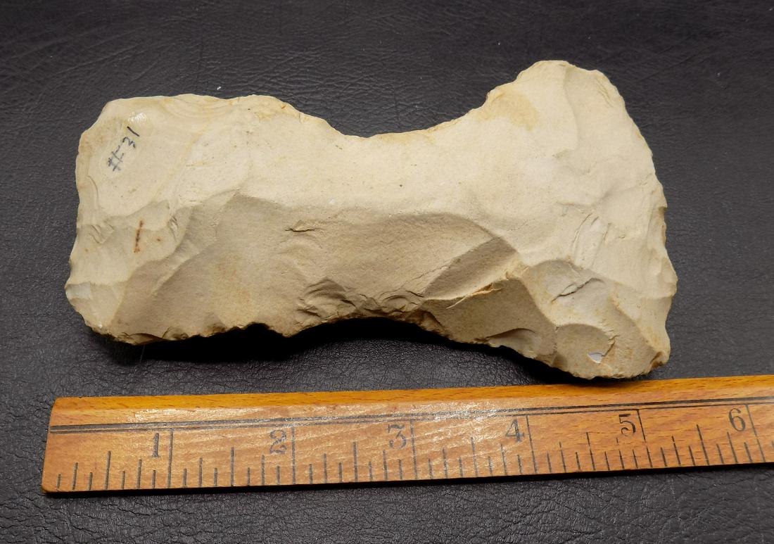 Nice Native American Indian Flint Axe Head (1 of 5)