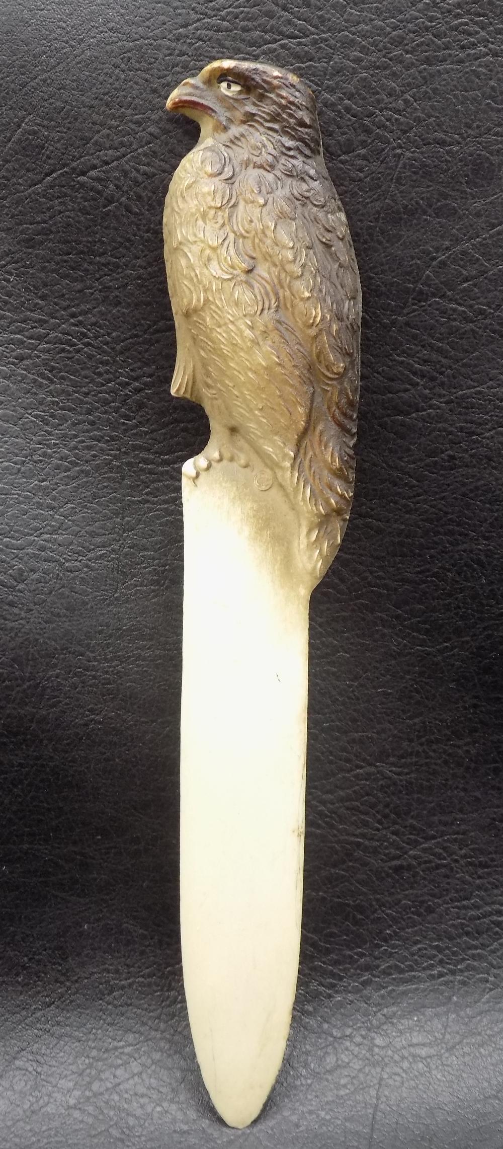 Wonderful vintage celluloid hawk letter opener (1 of 5)