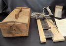 Antique Stanley 50 Cabinet makers plane, original box, and blades