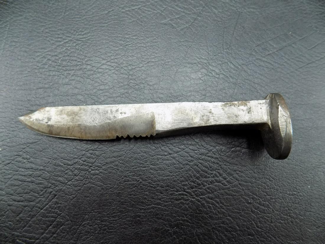 Antique Miniature Railroad Spike made into knife (1 of 6)