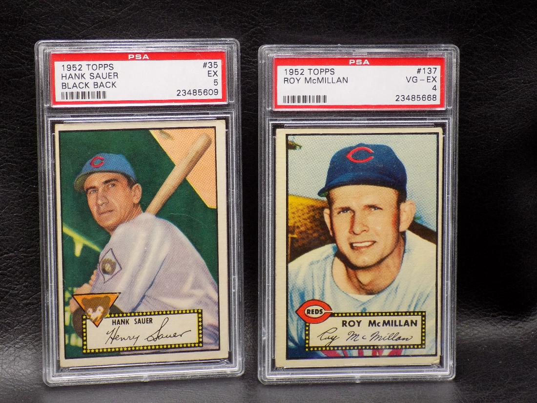 2 Graded PSA 1952 Topps Baseball Cards (1 of 5)