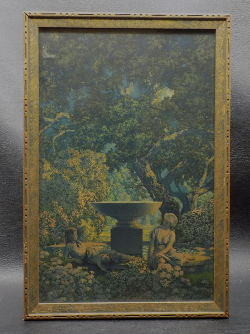 Vintage Maxfield Parrish.: Vintage Maxfield Parrish. Beautiful colors. Great quality and detail. In very good original as found condition. 10 ½ inches tall x 7 ¼ wide
