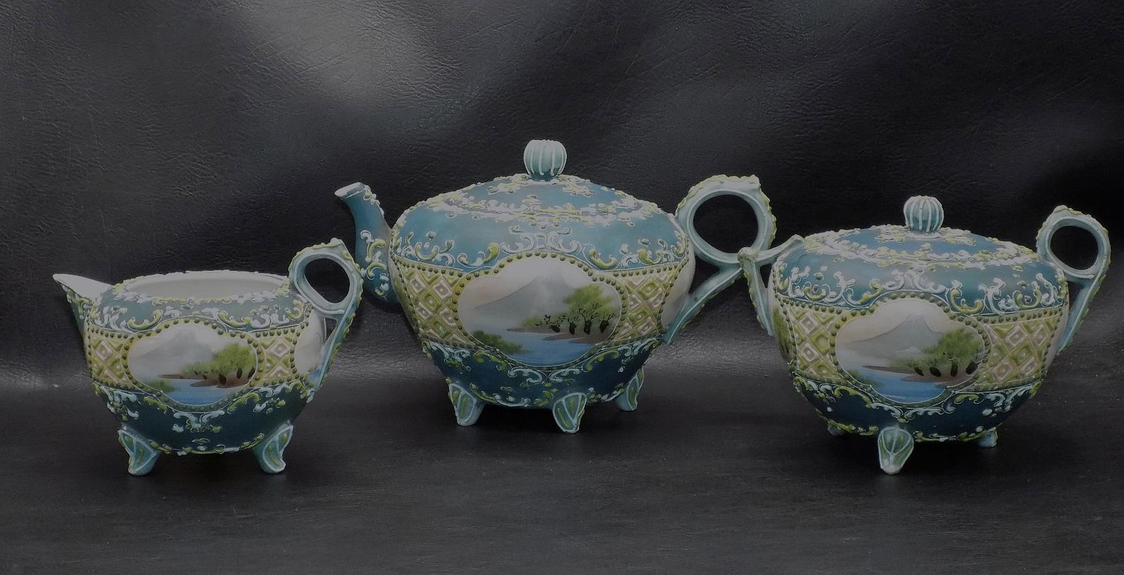 Very fine Moriage Oriental Nippon tea set (1 of 12)