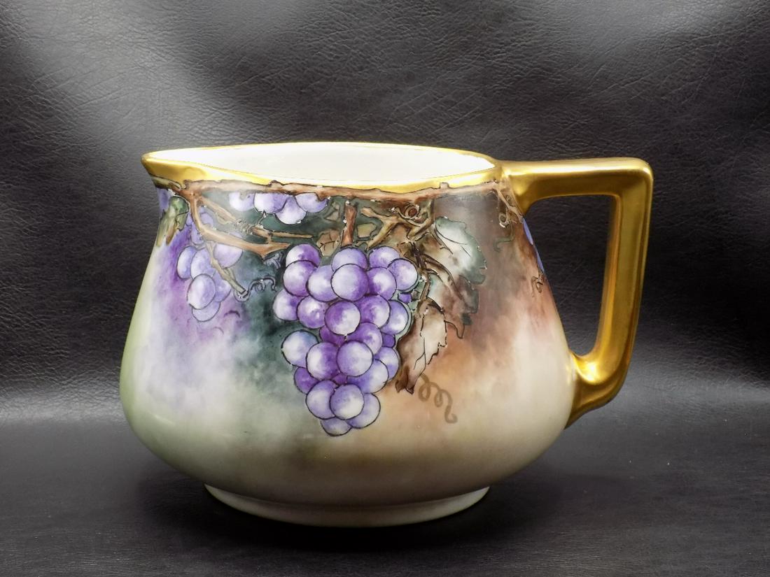 Vintage hand painted Limoges lemonade or cider pitcher (1 of 9)