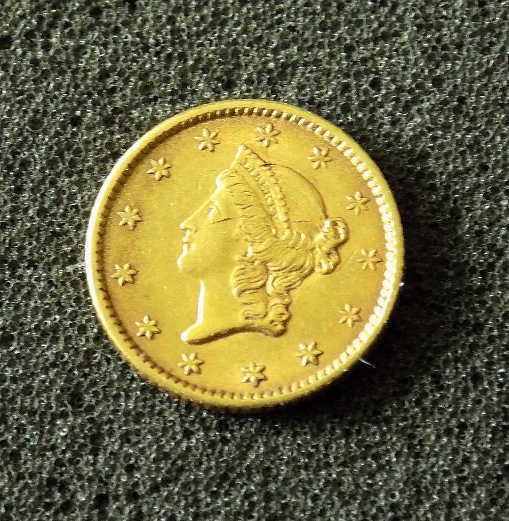 185 high grade one dollar gold coin (1 of 2)