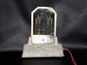 Unusual Art Deco store counter mirror lamp