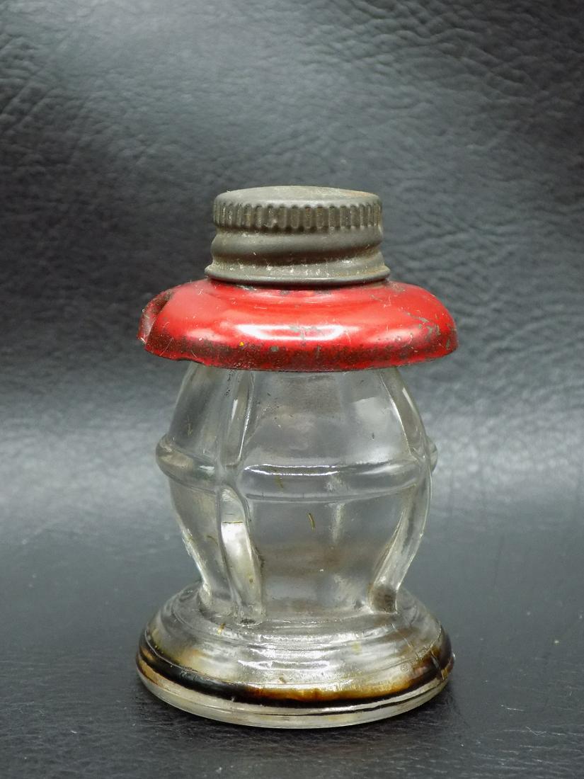 Vintage small candy container in shape of lantern (1 of 7)