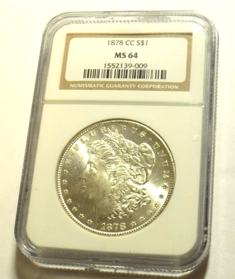 1878 Carson City graded NGC MS64 Morgan silver dollar (1 of 3)