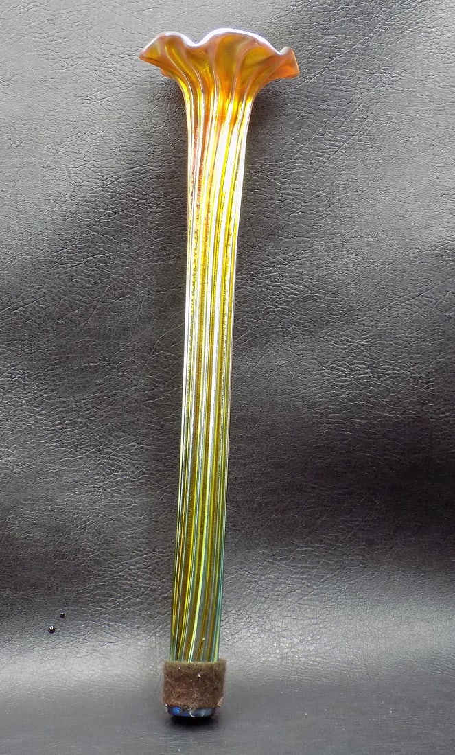 Beautiful vintage Steuben Aurene art glass epergne insert (1 of 6)