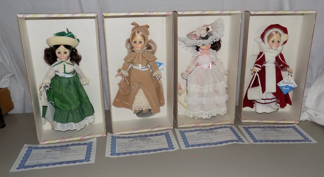 Set of four Vintage Effanbee dolls of Four Seasons (1 of 5)