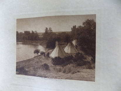 Museum quality collection of 74 ES Curtis photogravures from the north American Indian: Museum quality collection of 74 ES Curtis early 1900's photogravures from the north American Indian. Edward Curtis used photogravure to illustrate his massive project, The North American Indian, which