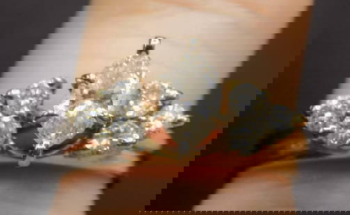 Beautiful 14k gold and diamond ring: Beautiful 14k gold and diamond ring. Two separate rings that interlock as shown in photo. Marked as shown in photo. Great quality and detail. One center diamond surrounded by six small diamonds. Size