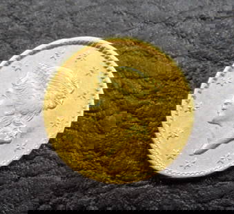 Higher grade 1851 Liberty Head one dollar gold coin: Higher grade 1851 Liberty Head one dollar gold coin. Please see photos to grade for yourself. Please use photos to grade. All gold coins must be paid through Live Auctioneer or bank to bank wire trans