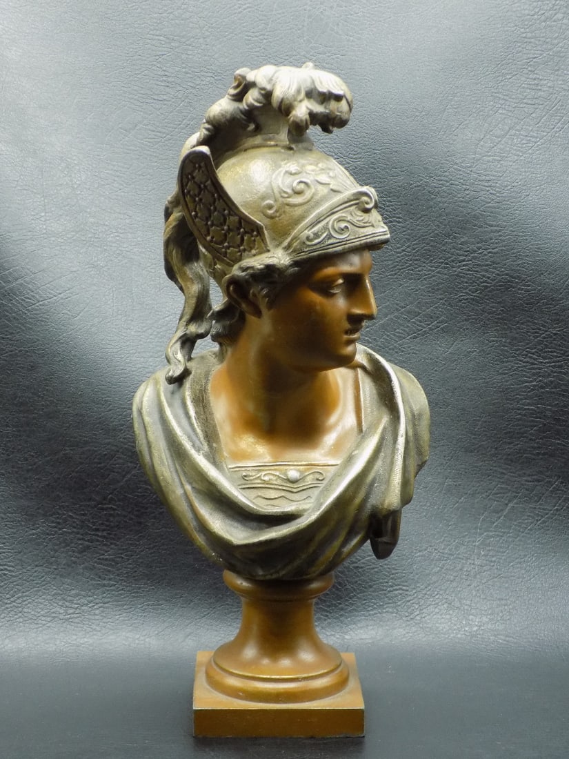 Vintage metal bust pf Mercury. (1 of 8)