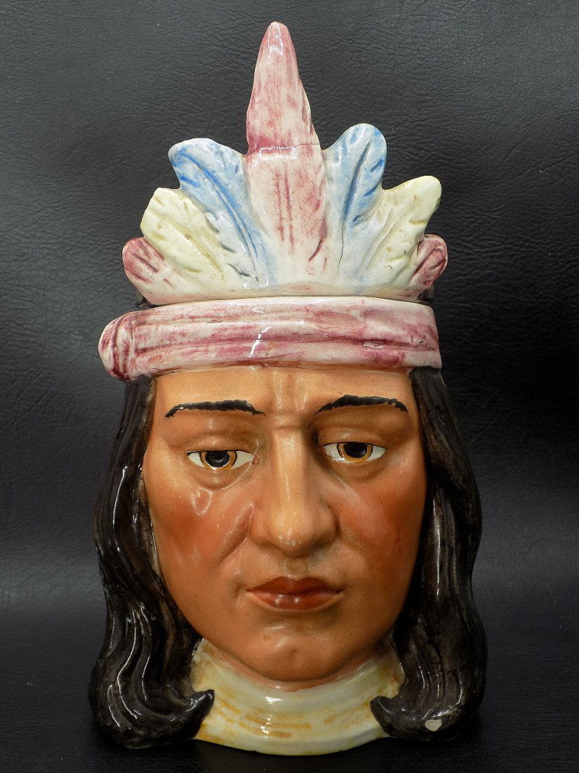 Vintage Native American Indian porcelain covered jar (1 of 10)