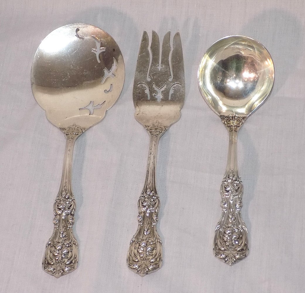 3 reed and barton Francis 1st  sterling silver serving pieces (1 of 6)