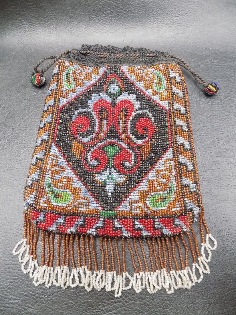 Vintage Roaring 20s Art Deco beaded purse (1 of 9)
