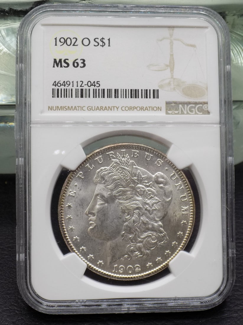 1902 O  MS63  NGC Morgan silver dollar (1 of 4)