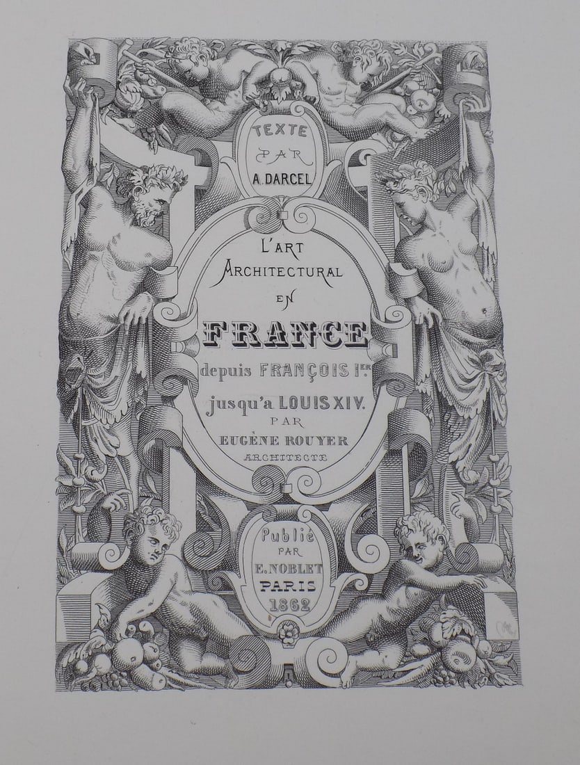 Rare 1863 L Art Architectural En France book (1 of 15)