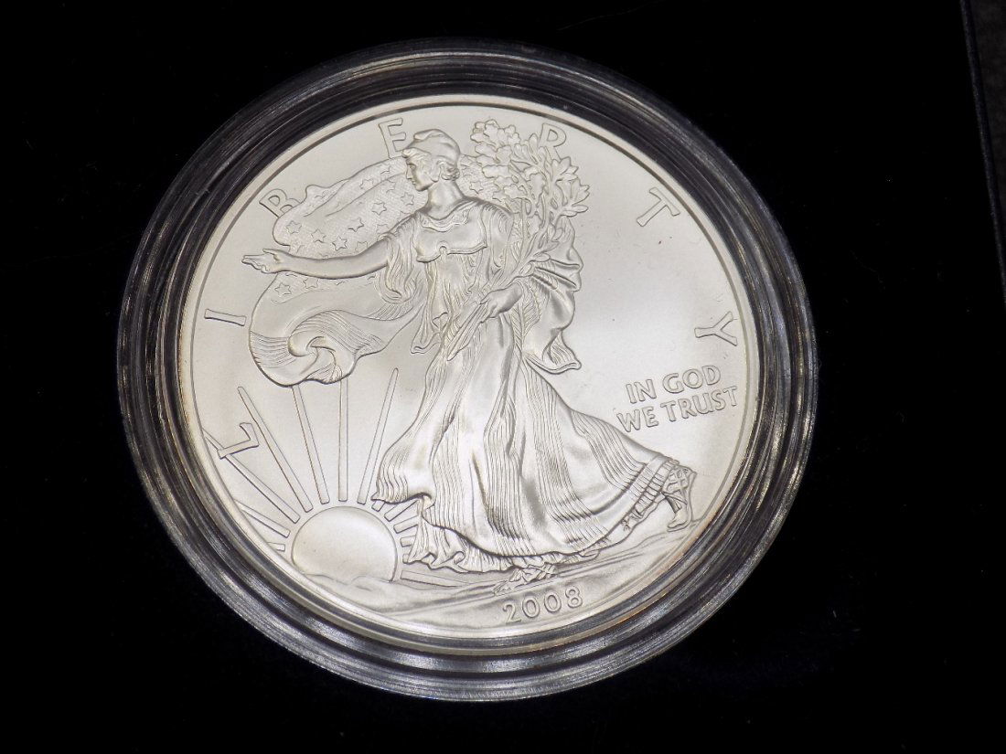 2008 W American Silver Eagle Dollar Uncirculated (1 of 5)