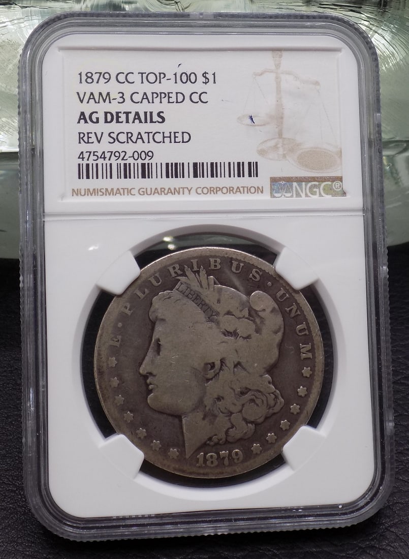 1879 CC Graded AG Morgan silver dollar NGC (1 of 4)