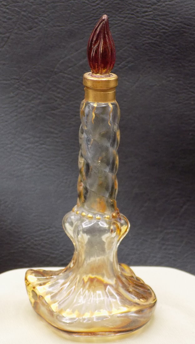 Vintage 1938 Sleeping by Schiaparelli Baccarat crystal perfume bottle (1 of 7)