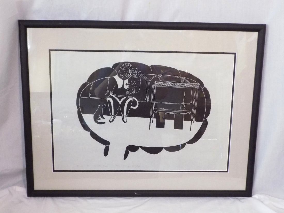 Vintage limited edition Inuit print 34 of 50. (1 of 5)