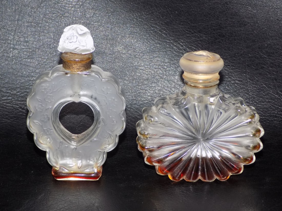 Two vintage Lalique perfume bottles (1 of 9)