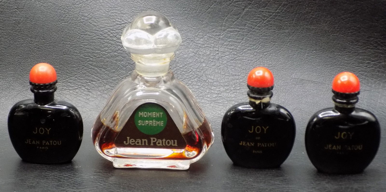 Four vintage perfume bottles Jean Patou Paris (1 of 3)