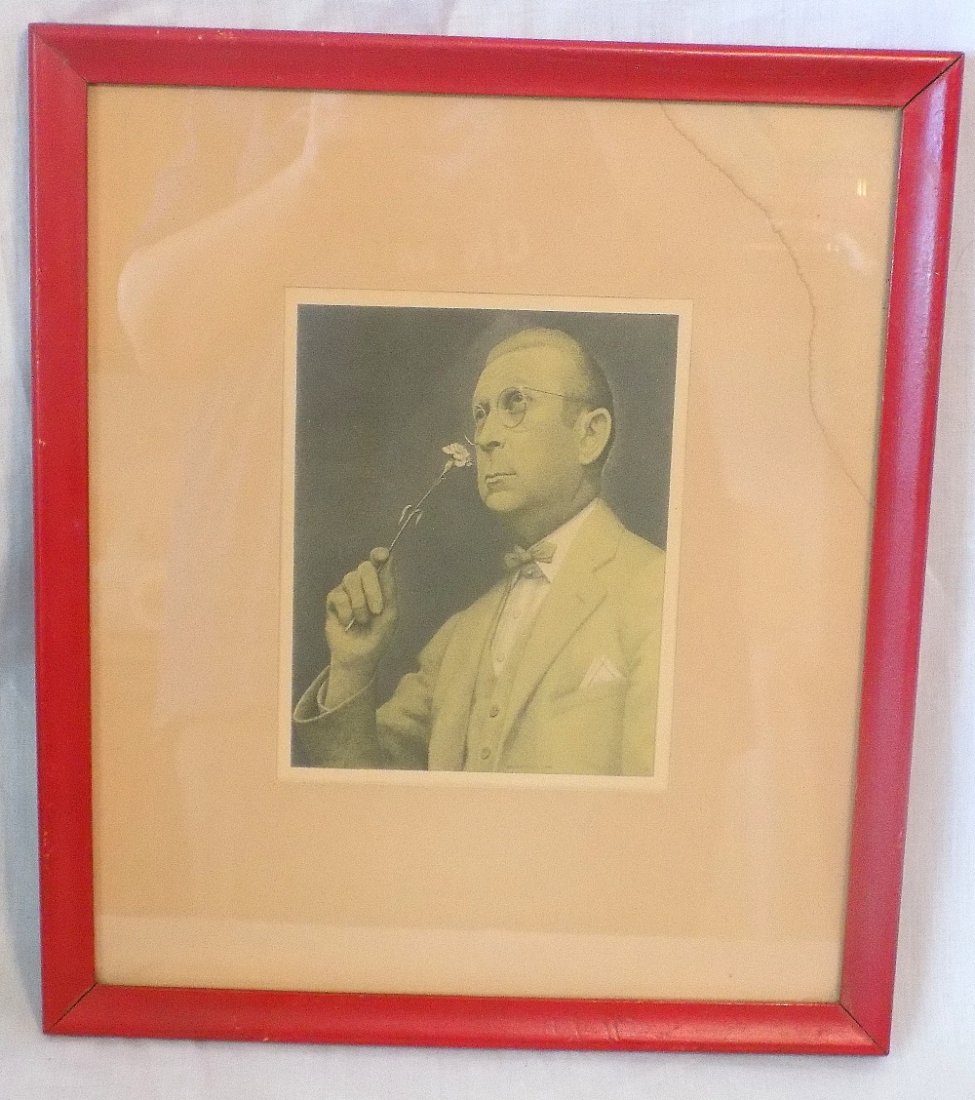 Original Grant Wood lithograph 1936 Sentimental Yearner (1 of 5)