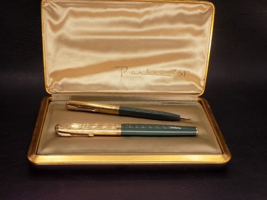 Parker 51 ink pen and pencil in original box