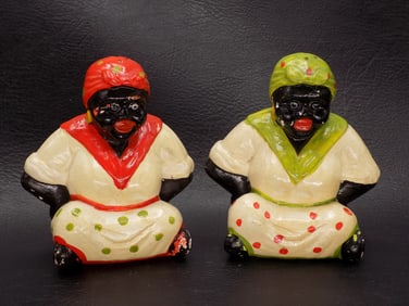 Vintage Black Americana salt and pepper shakers