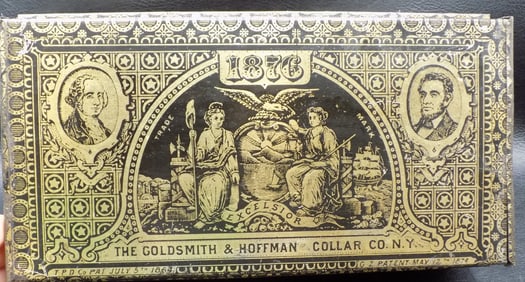 1876 Goldsmith and Hoffman Collar box
